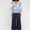 Paule Ka Blouse A Fleurs En Popeline De Coton<Femme Tops