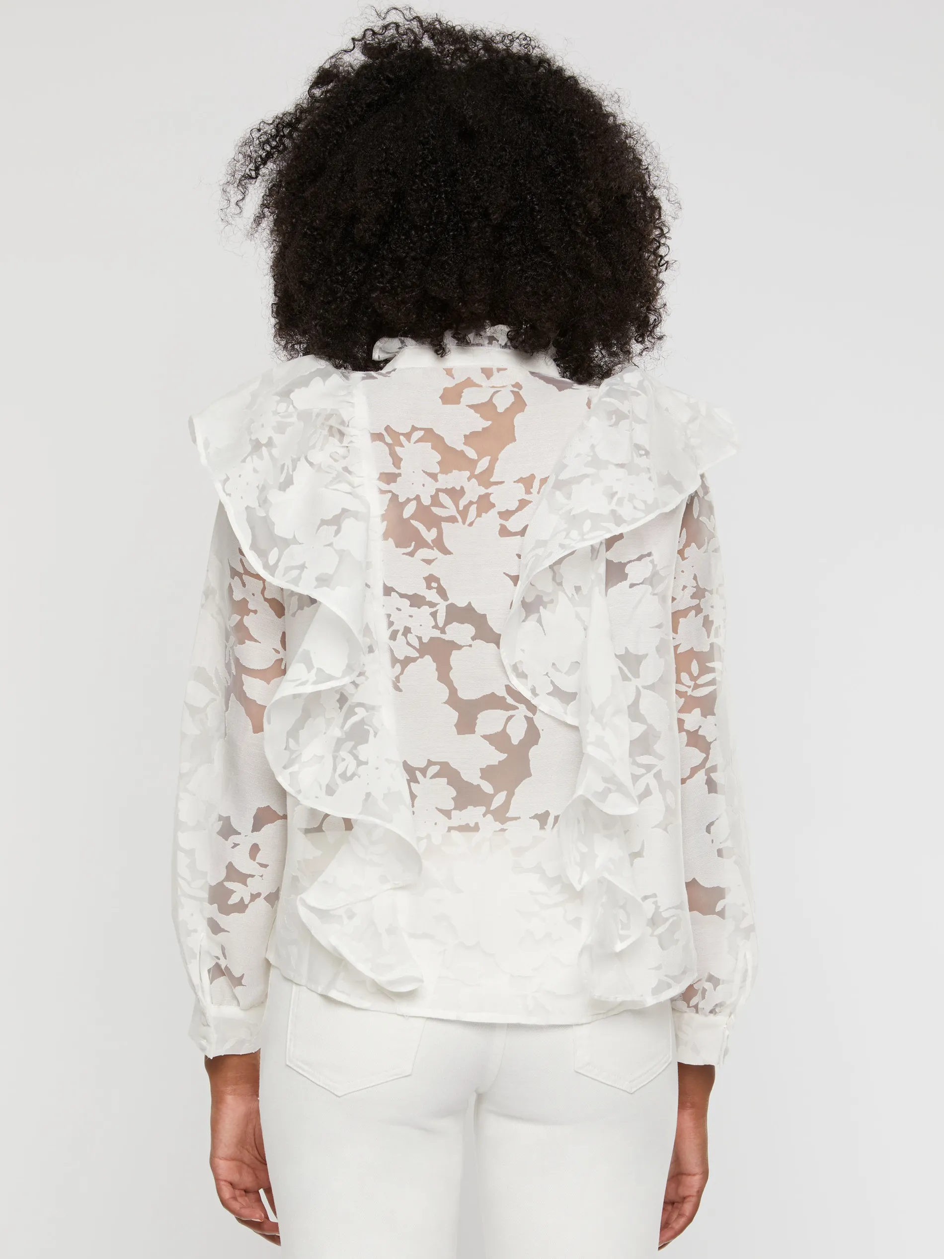 Paule Ka Blouse A Volants En Organza<Femme Tops