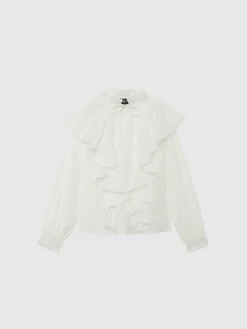 Paule Ka Blouse A Volants En Organza<Femme Tops