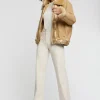 Paule Ka Blouson En Peau Lainee<Femme Manteaux