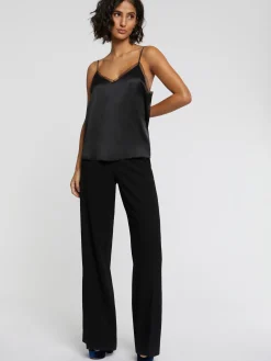 Paule Ka Caraco En Satin De Soie Et Dentelle<Femme Tops