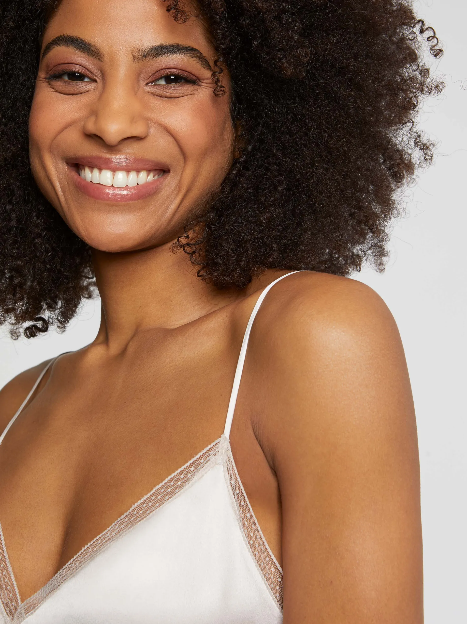 Paule Ka Caraco En Satin De Soie Et Dentelle<Femme Tops