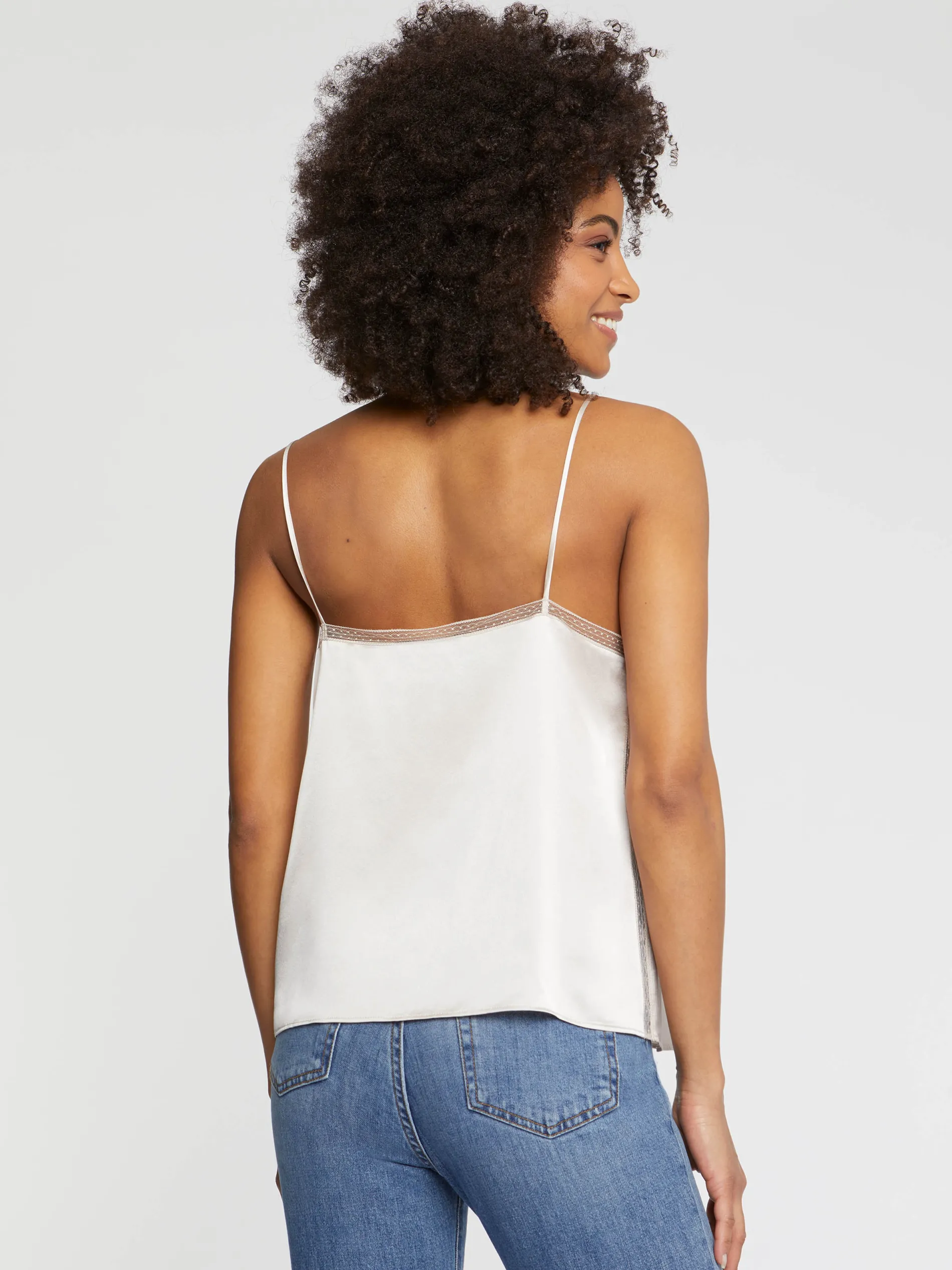 Paule Ka Caraco En Satin De Soie Et Dentelle<Femme Tops