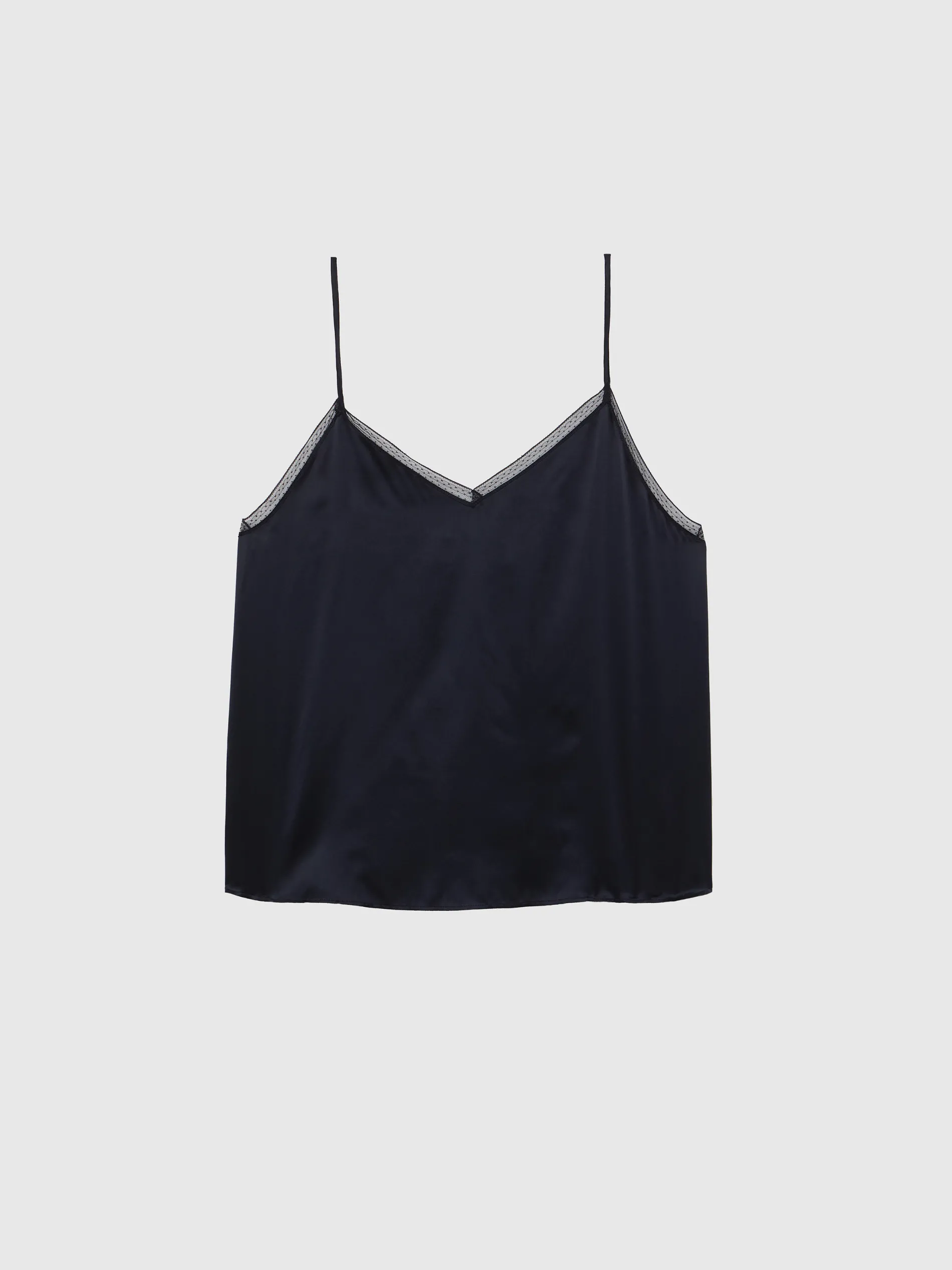 Paule Ka Caraco En Satin De Soie Et Dentelle<Femme Tops