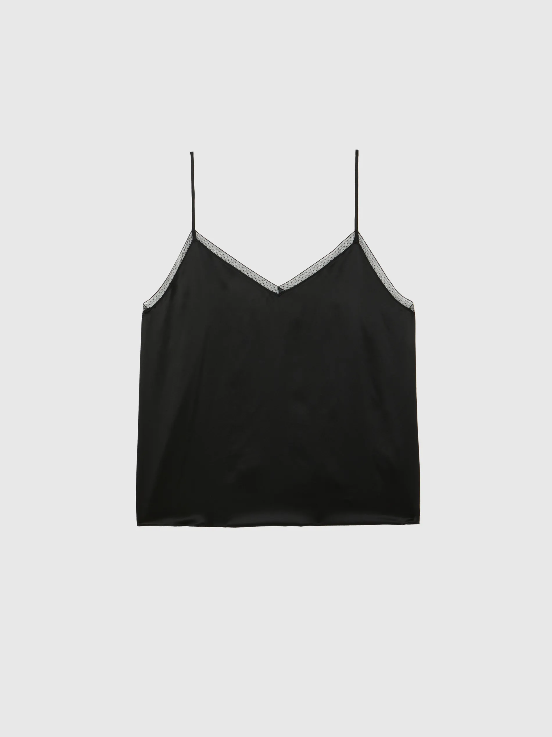Paule Ka Caraco En Satin De Soie Et Dentelle<Femme Tops