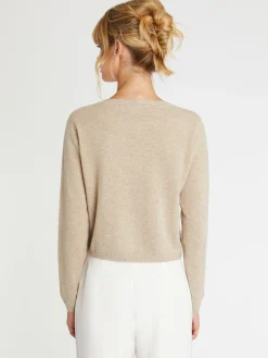 Paule Ka Cardigan A Bouton Bijou En Cachemire<Femme Pulls Et Cardigans
