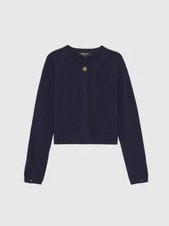 Paule Ka Cardigan A Bouton Bijou En Cachemire<Femme Pulls Et Cardigans