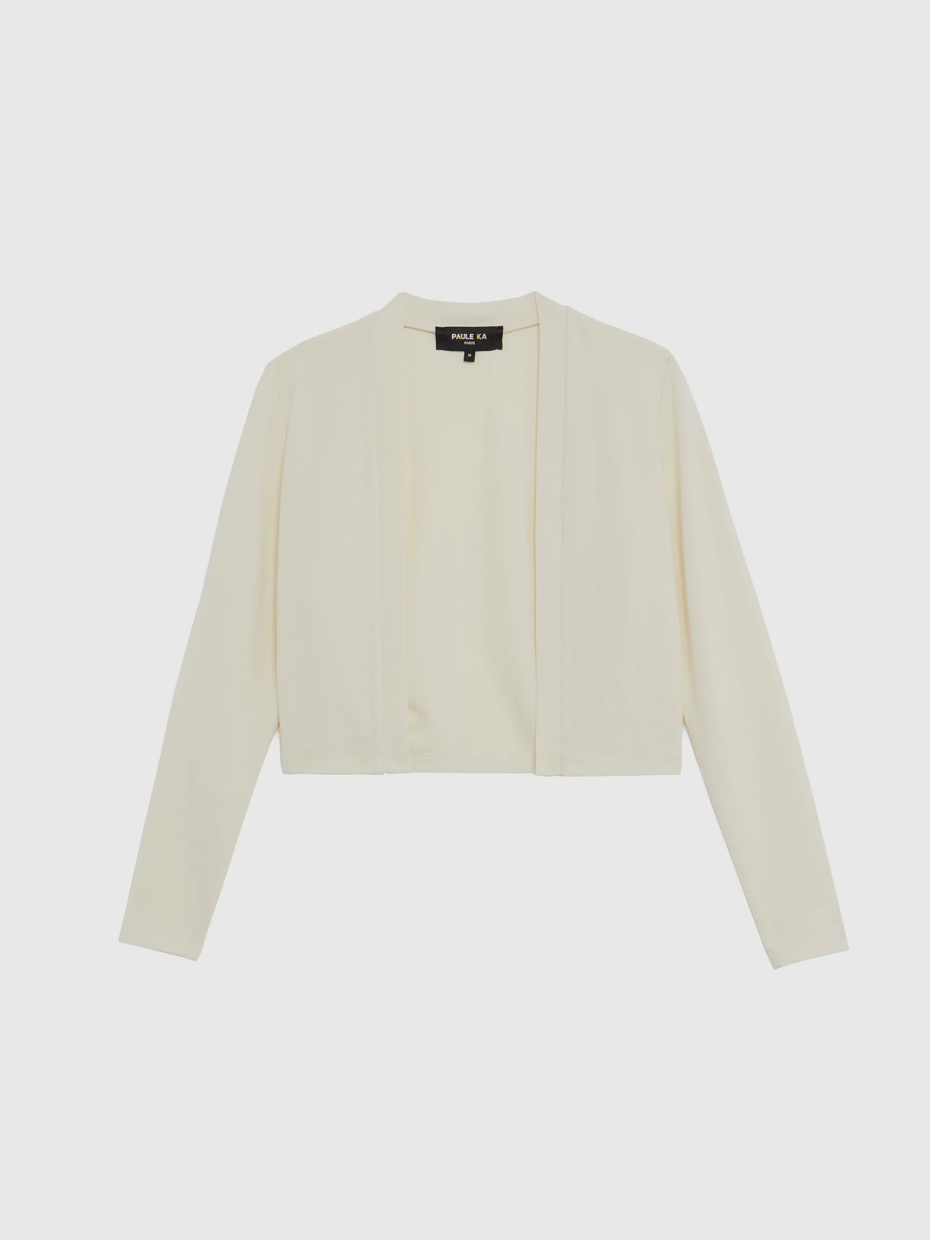 Paule Ka Cardigan Bolero En Jersey Ottoman<Femme Pulls Et Cardigans