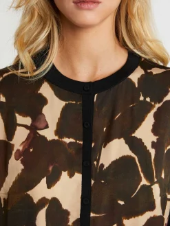 Paule Ka Cardigan Camouflage En Viscose Et Soie<Femme Pulls Et Cardigans