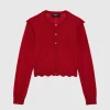 Paule Ka Cardigan Court A Festons En Laine Et Lurex<Femme Pulls Et Cardigans