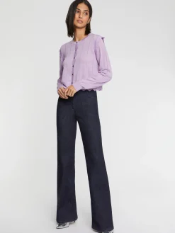 Paule Ka Cardigan Court A Festons En Laine Et Lurex<Femme Pulls Et Cardigans