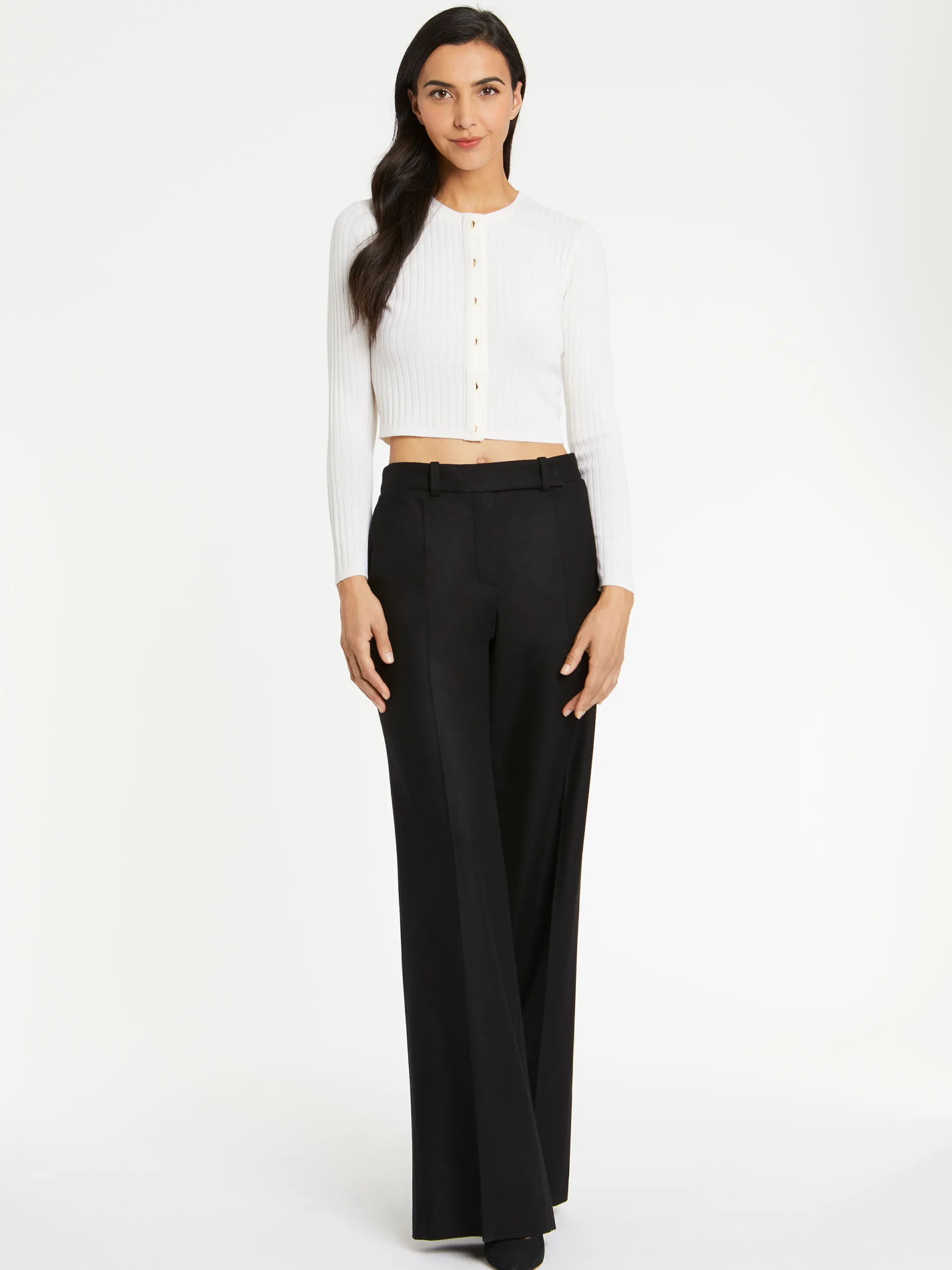 Paule Ka Cardigan En Laine En Maille Cotelee<Femme Pulls Et Cardigans