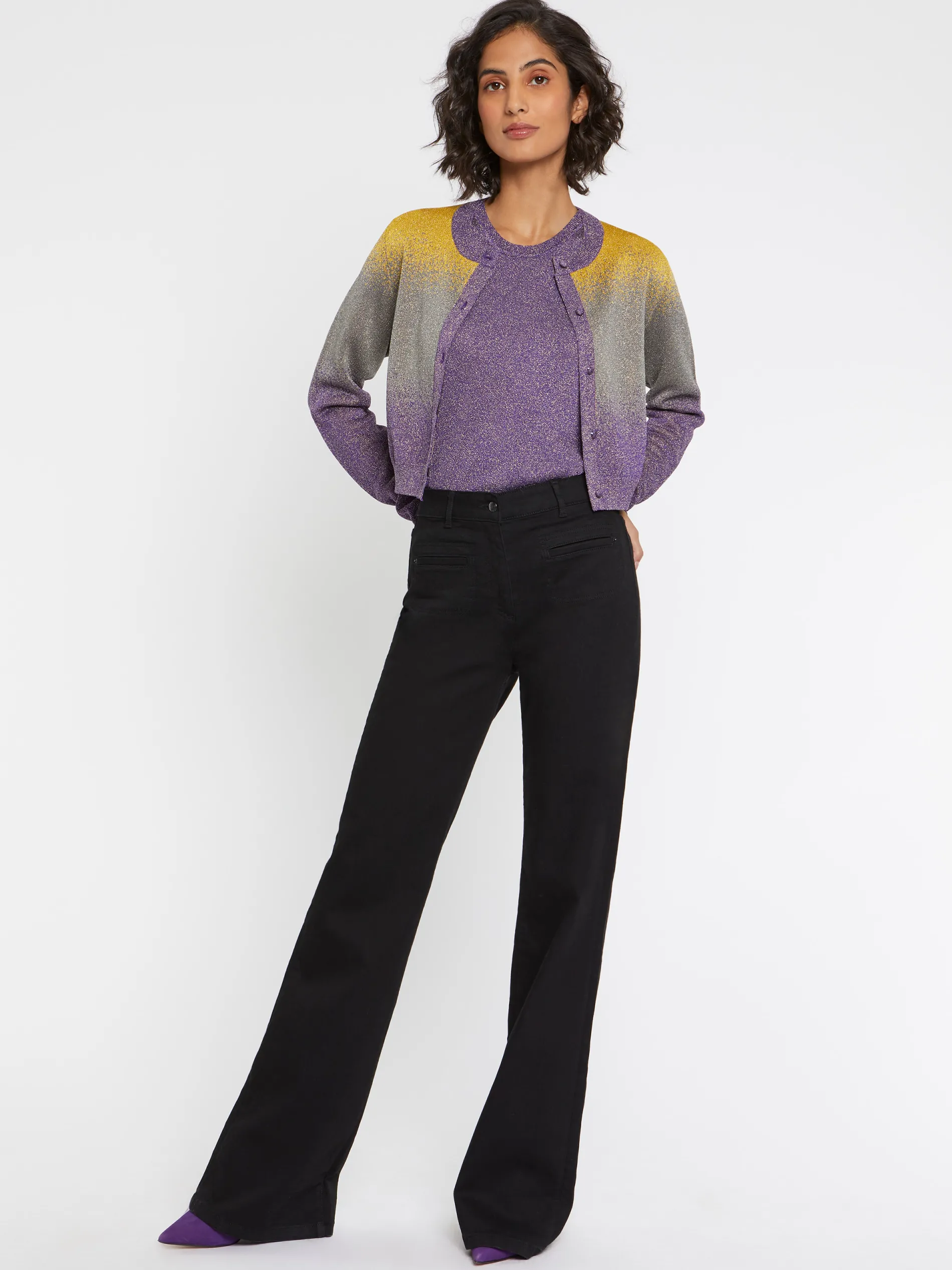 Paule Ka Cardigan En Maille Lurex<Femme Pulls Et Cardigans