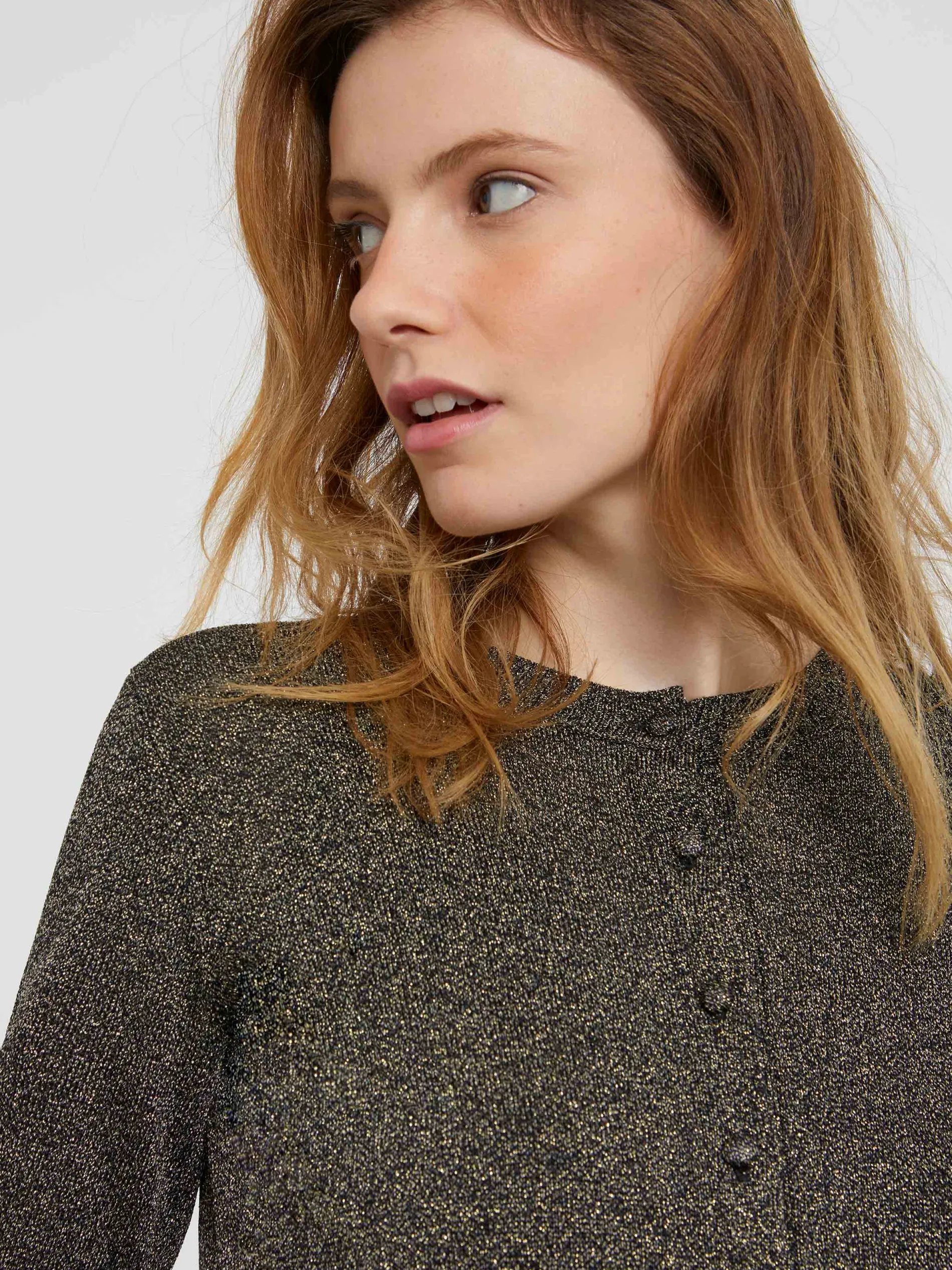 Paule Ka Cardigan En Maille Lurex<Femme Pulls Et Cardigans