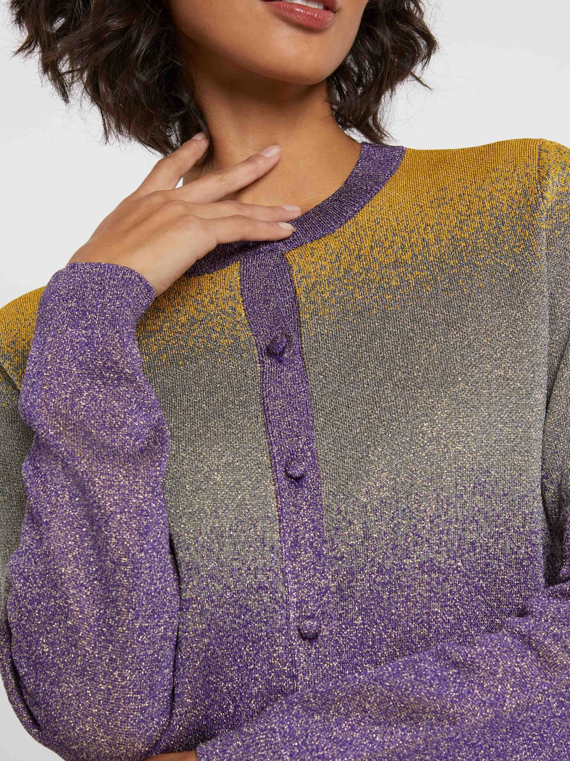 Paule Ka Cardigan En Maille Lurex<Femme Pulls Et Cardigans