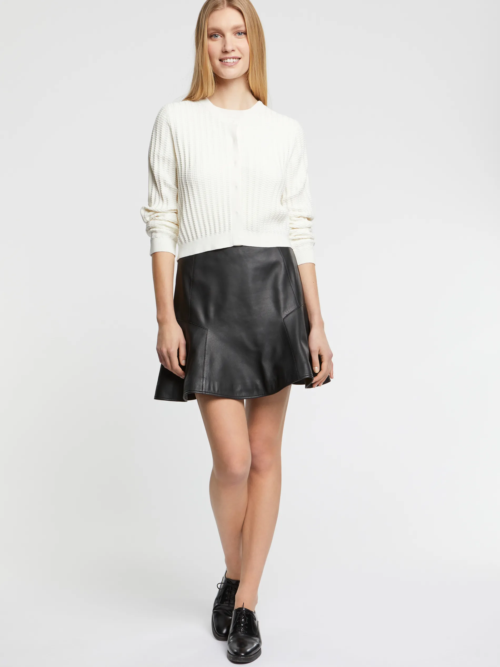 Paule Ka Cardigan En Soie A Points Fantaisie<Femme Pulls Et Cardigans