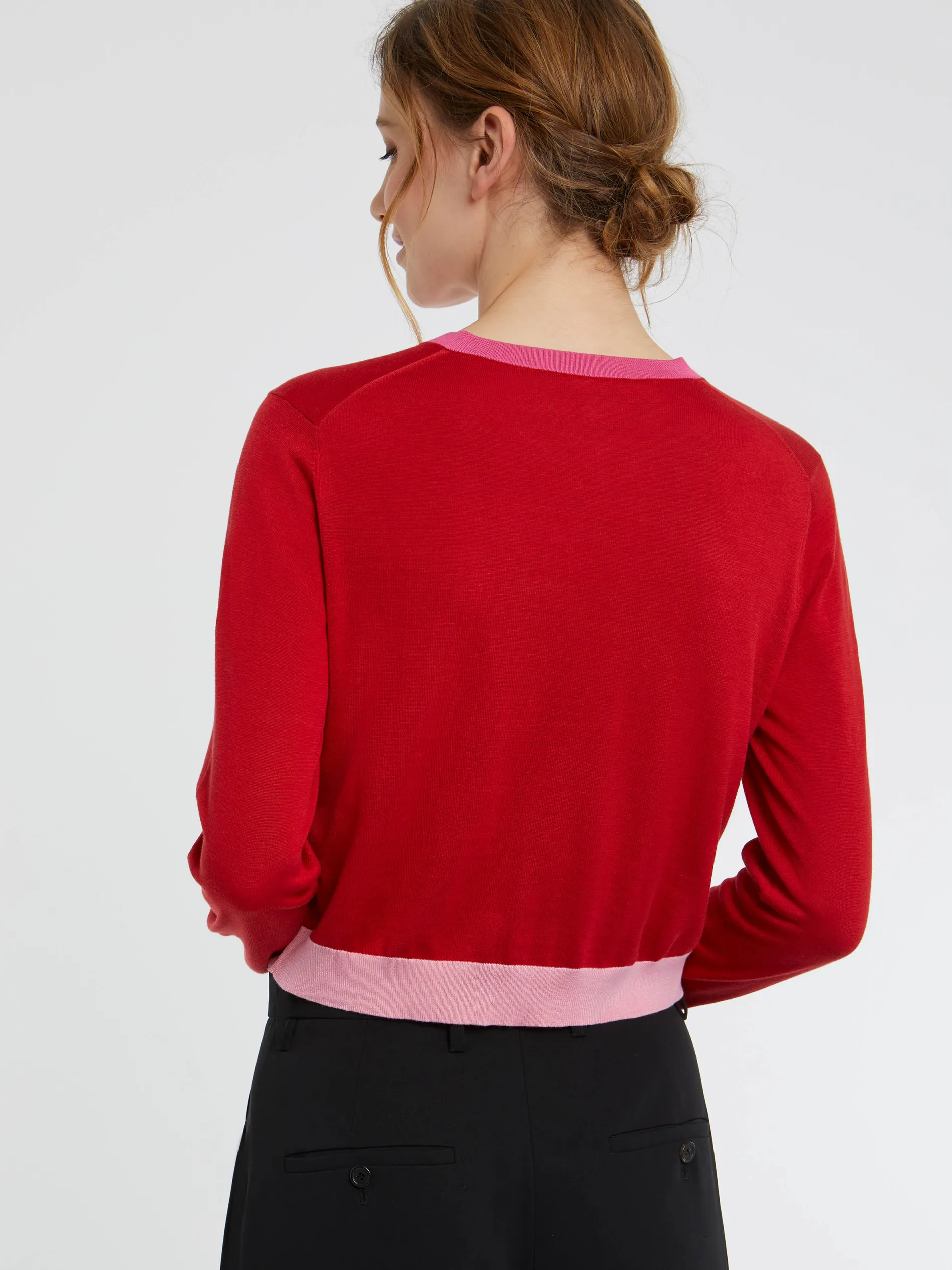 Paule Ka Cardigan En Soie Melangee<Femme Pulls Et Cardigans