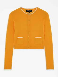 Paule Ka Cardigan Long En Merinos<Femme Pulls Et Cardigans