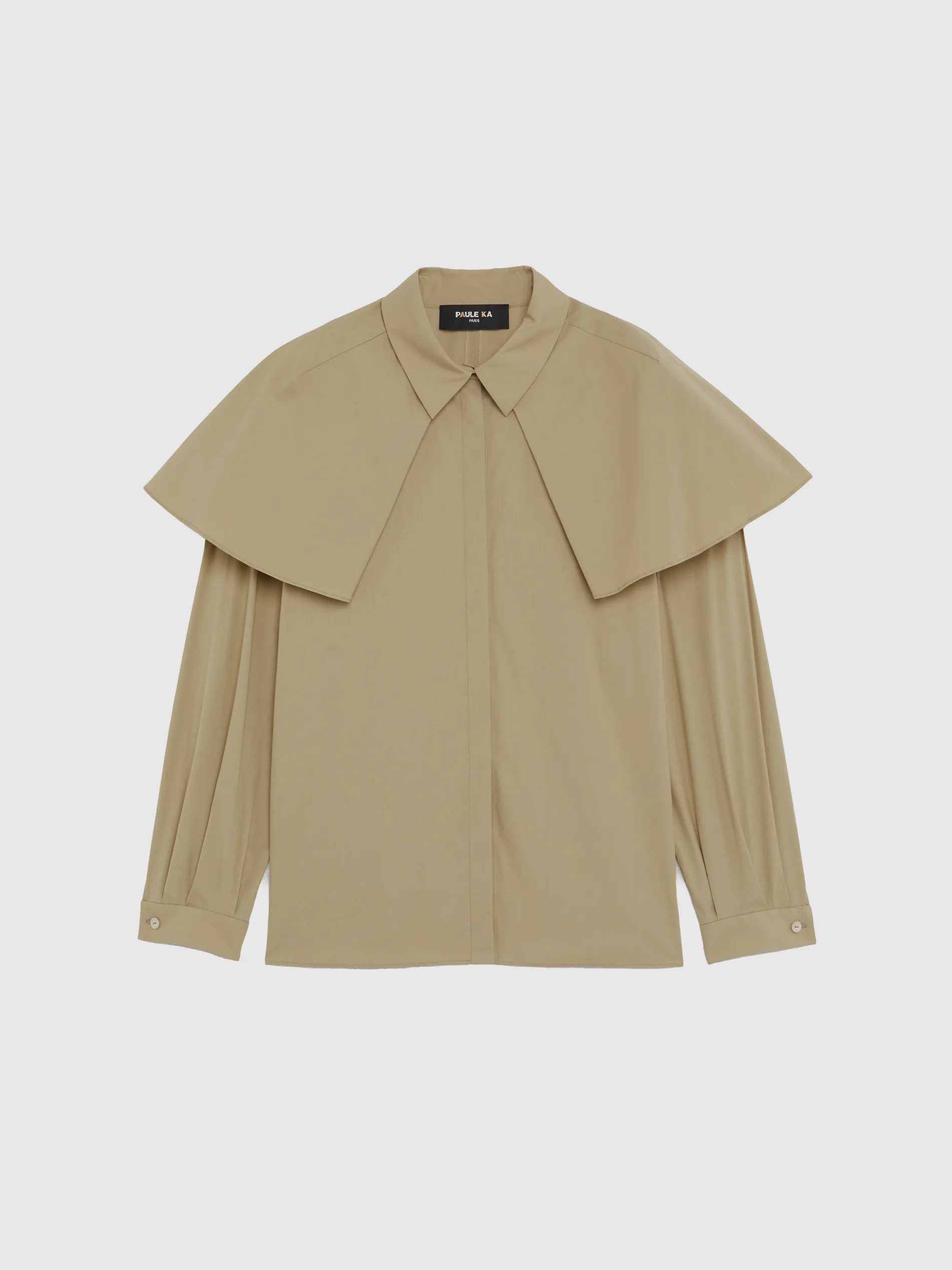Paule Ka Chemise A Bavolets En Popeline De Coton<Femme Tops