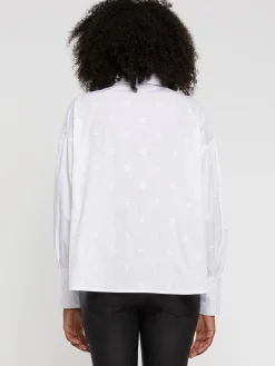 Paule Ka Chemise Brodee En Popeline De Coton<Femme Tops