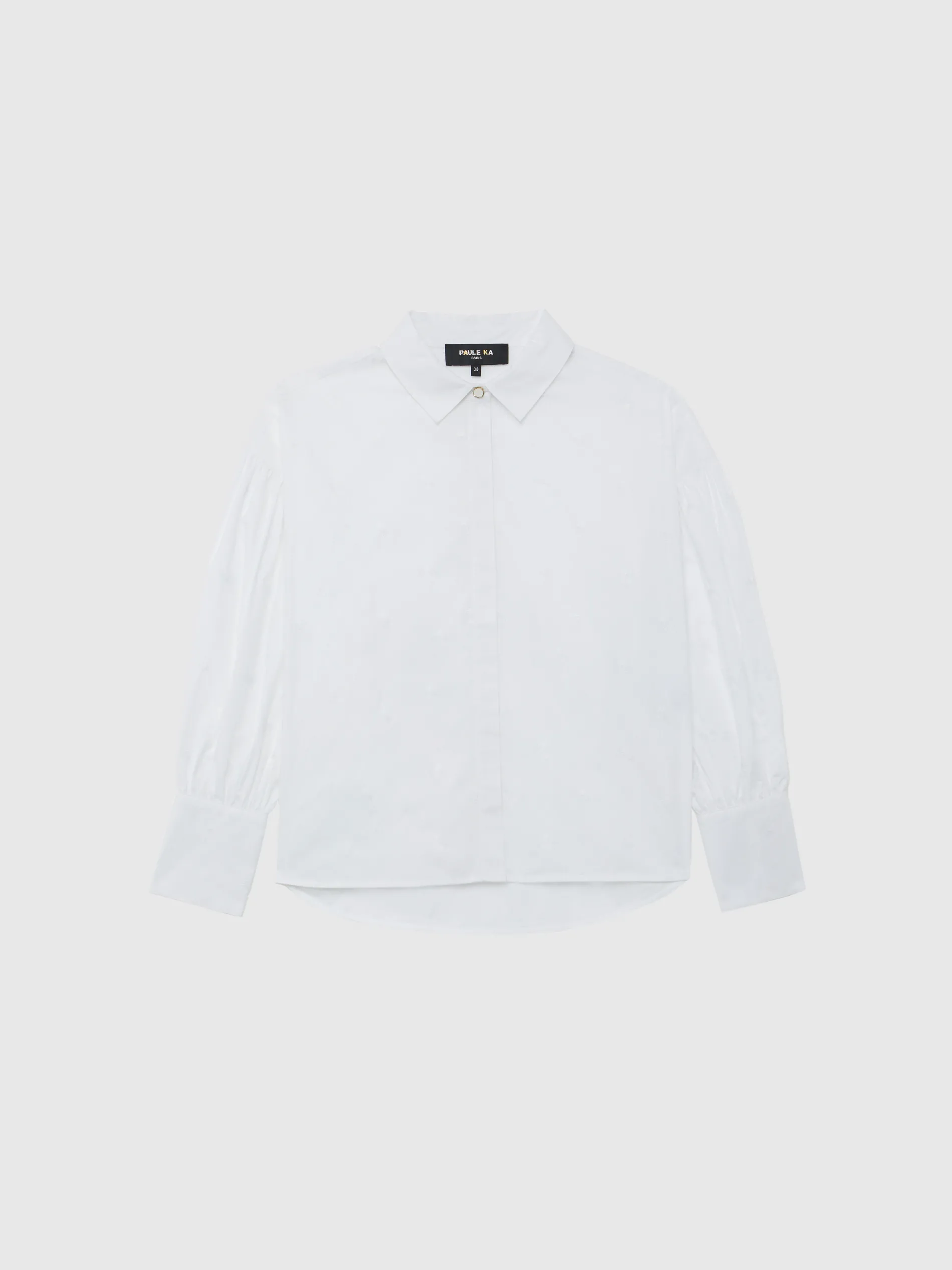 Paule Ka Chemise Brodee En Popeline De Coton<Femme Tops