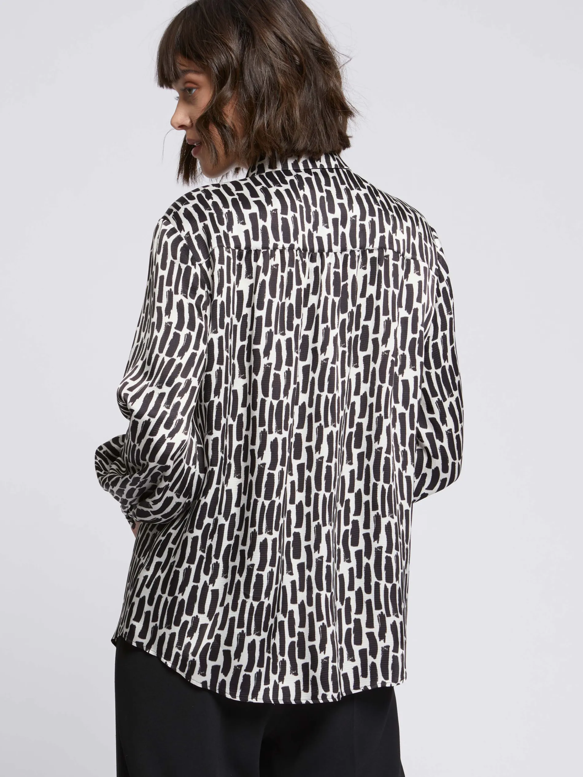 Paule Ka Chemisier Imprime Coups De Pinceau En Viscose<Femme Tops