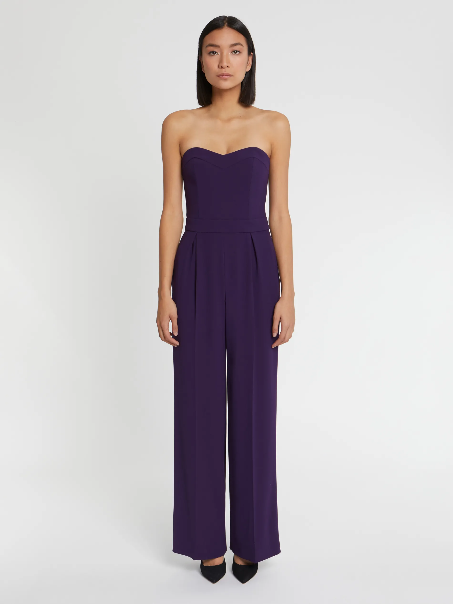 Paule Ka Combinaison Bustier En Crepe Envers Satin<Femme Pantalons Et Combinaisons