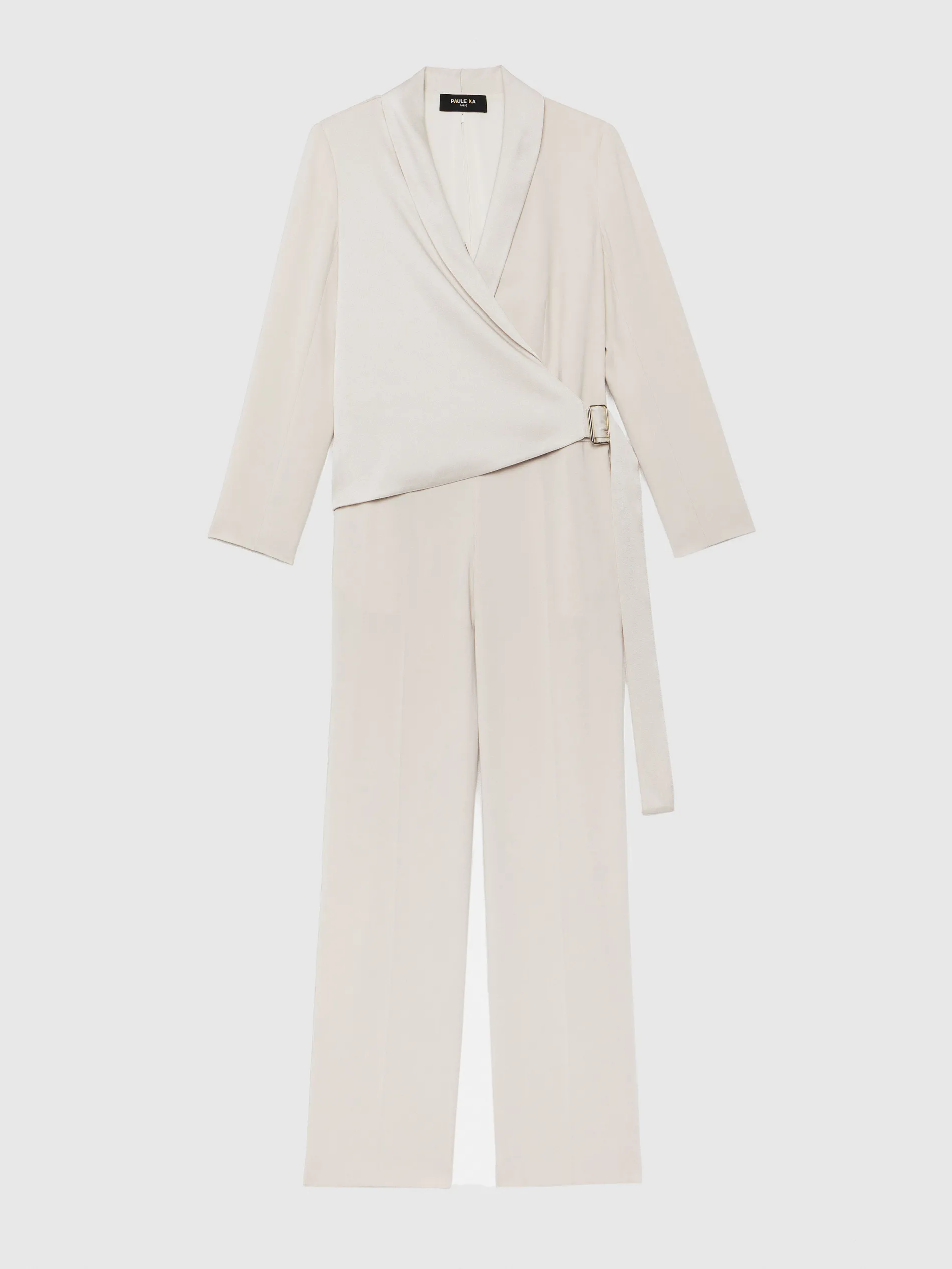 Paule Ka Combinaison Cache-Coeur En Crepe Envers Satin<Femme Pantalons Et Combinaisons