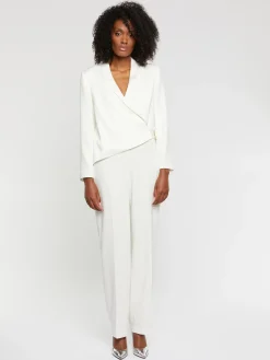 Paule Ka Combinaison Cache-Coeur En Crepe Envers Satin<Femme Pantalons Et Combinaisons
