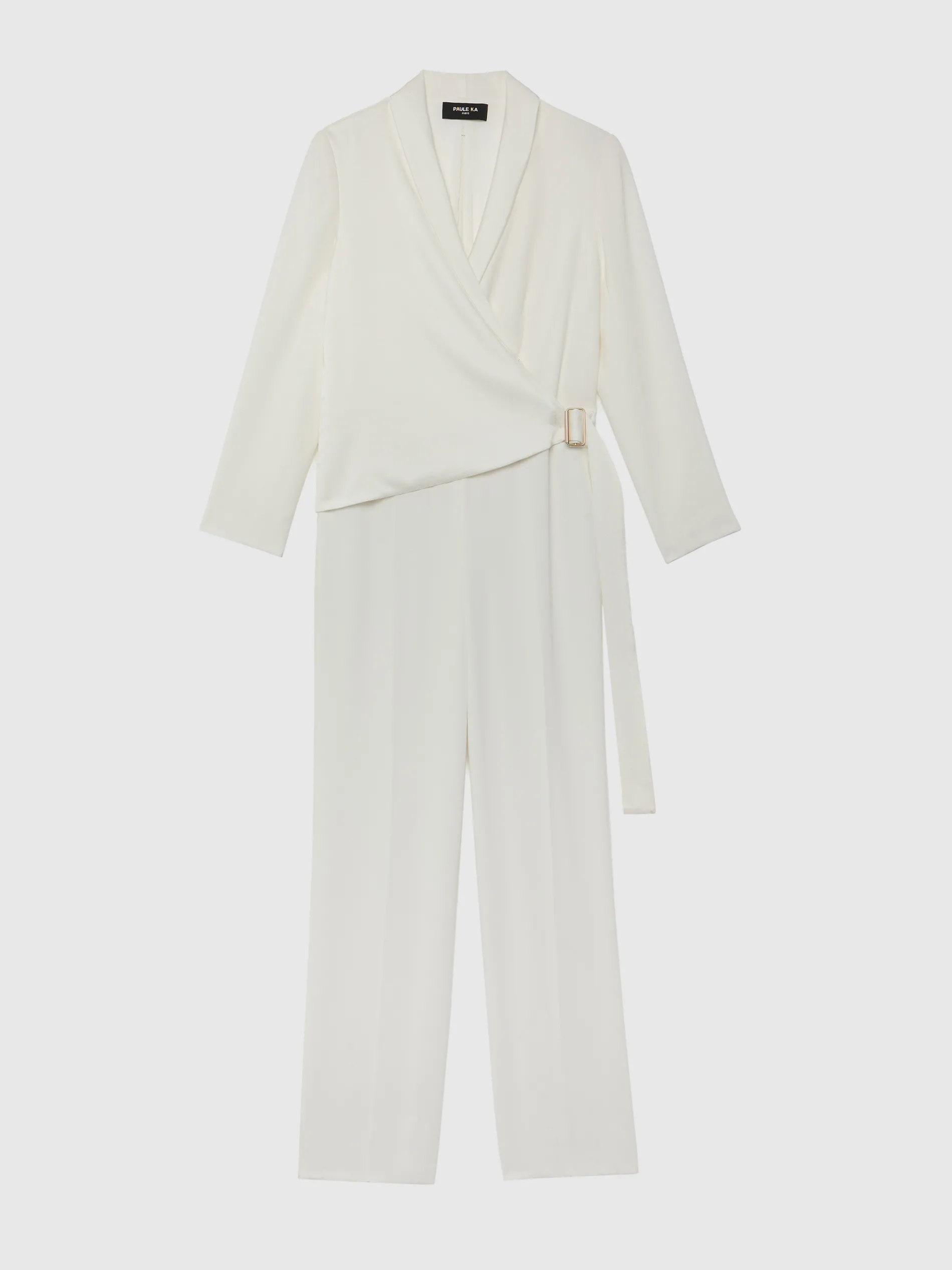 Paule Ka Combinaison Cache-Coeur En Crepe Envers Satin<Femme Pantalons Et Combinaisons