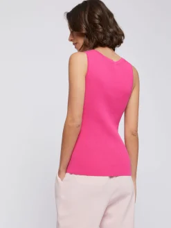 Paule Ka Debardeur En Cotes De Laine Et Soie<Femme Pulls Et Cardigans