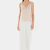 Paule Ka Debardeur En Crepe Envers Satin<Femme Tops