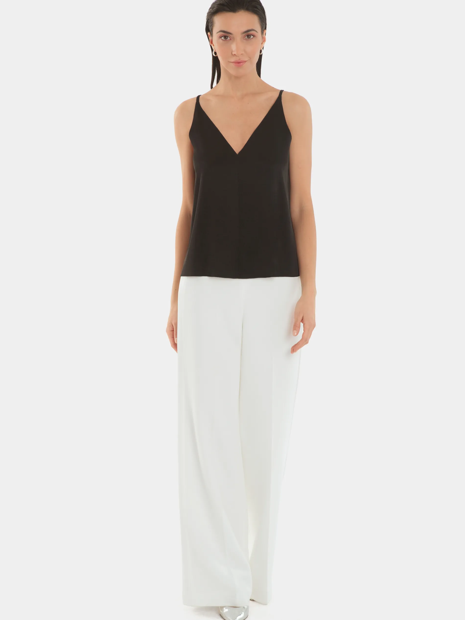 Paule Ka Debardeur En Crepe Envers Satin<Femme Tops
