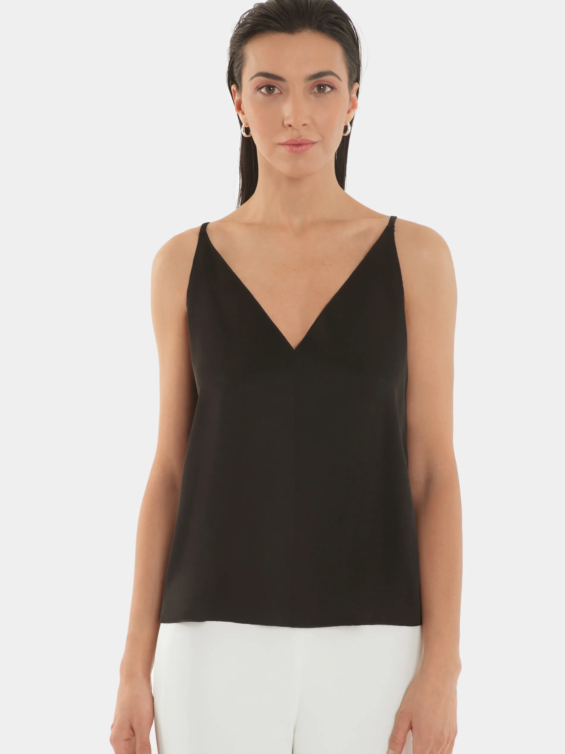 Paule Ka Debardeur En Crepe Envers Satin<Femme Tops