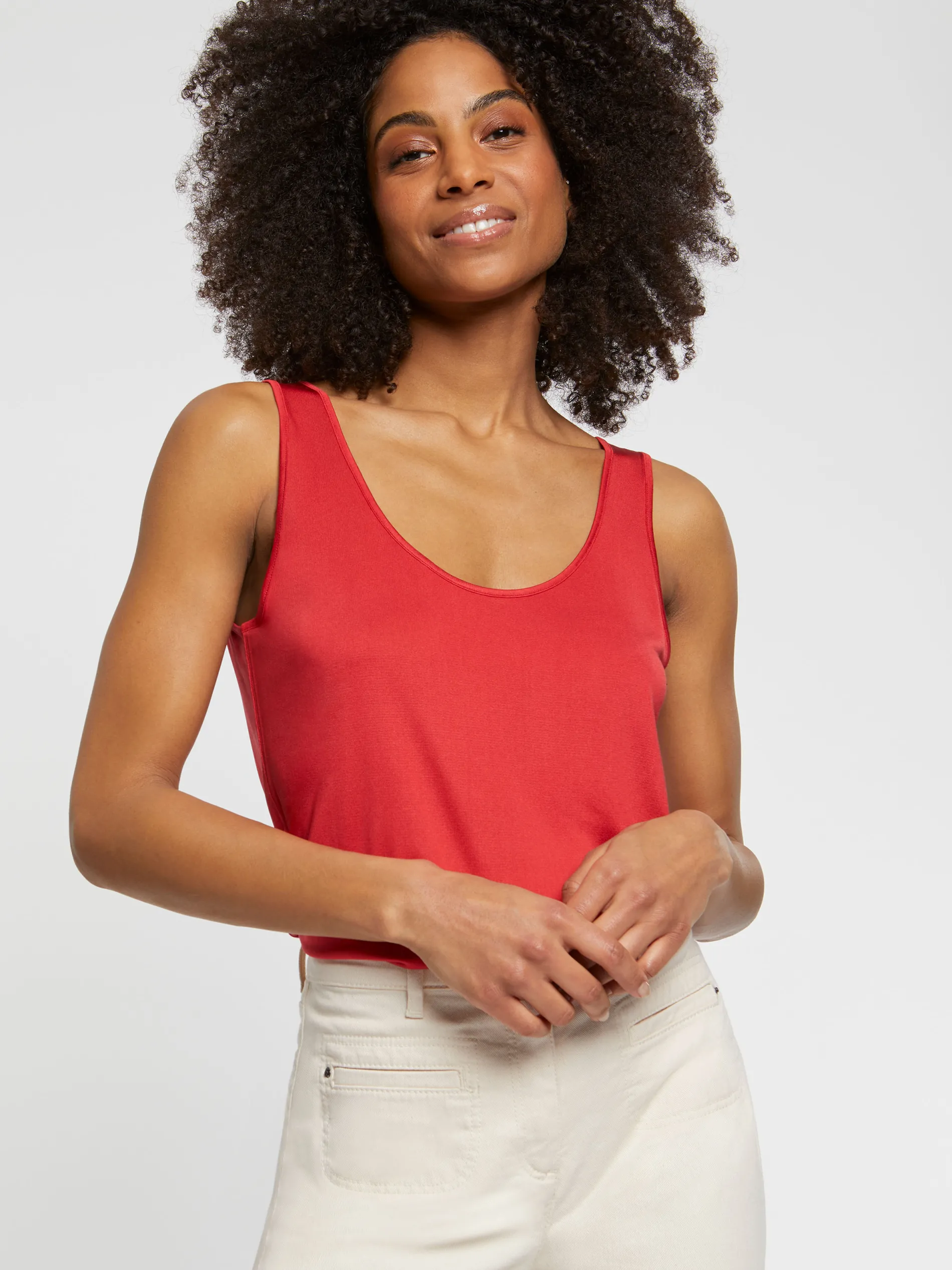 Paule Ka Debardeur En Jersey De Soie<Femme Tops