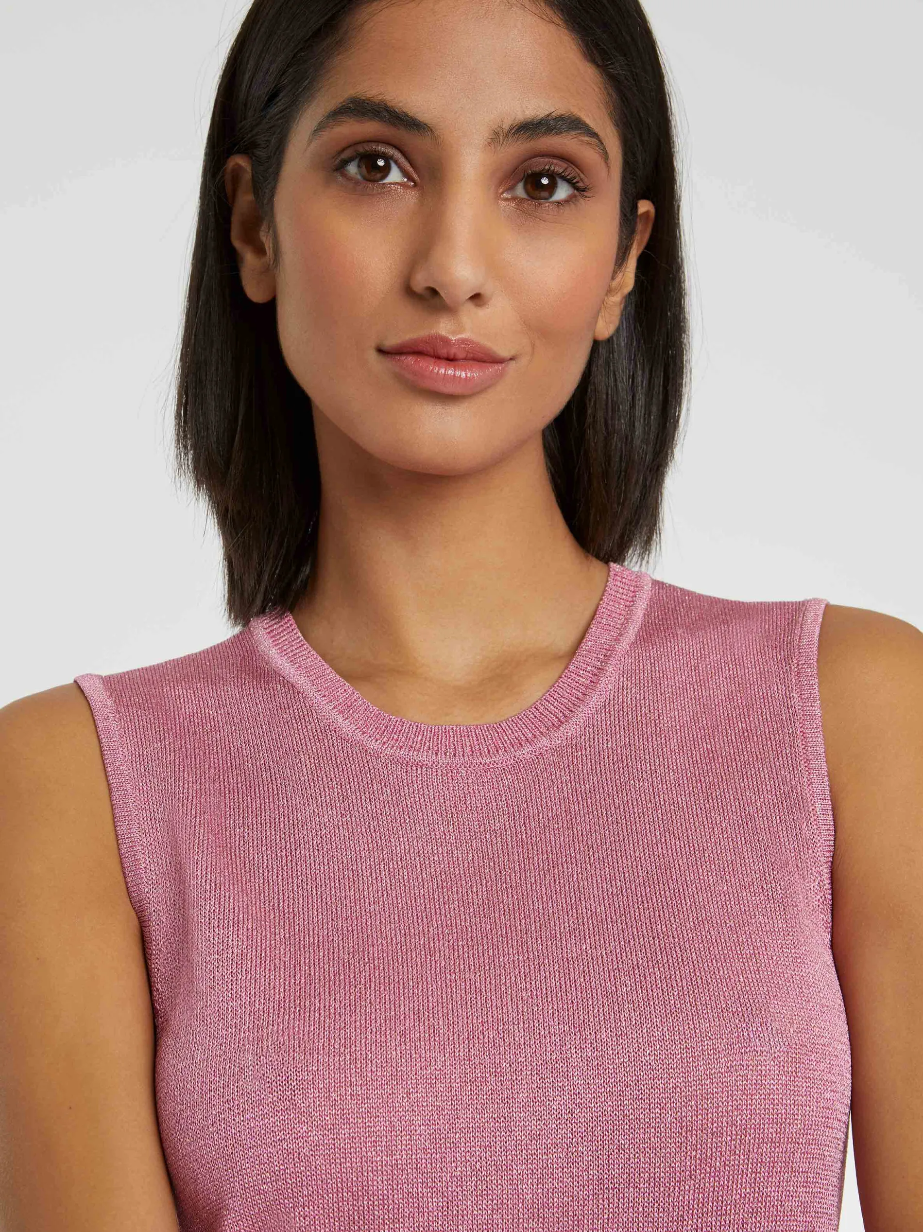 Paule Ka Debardeur En Maille Lurex<Femme Tops