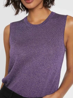 Paule Ka Debardeur En Maille Lurex<Femme Tops