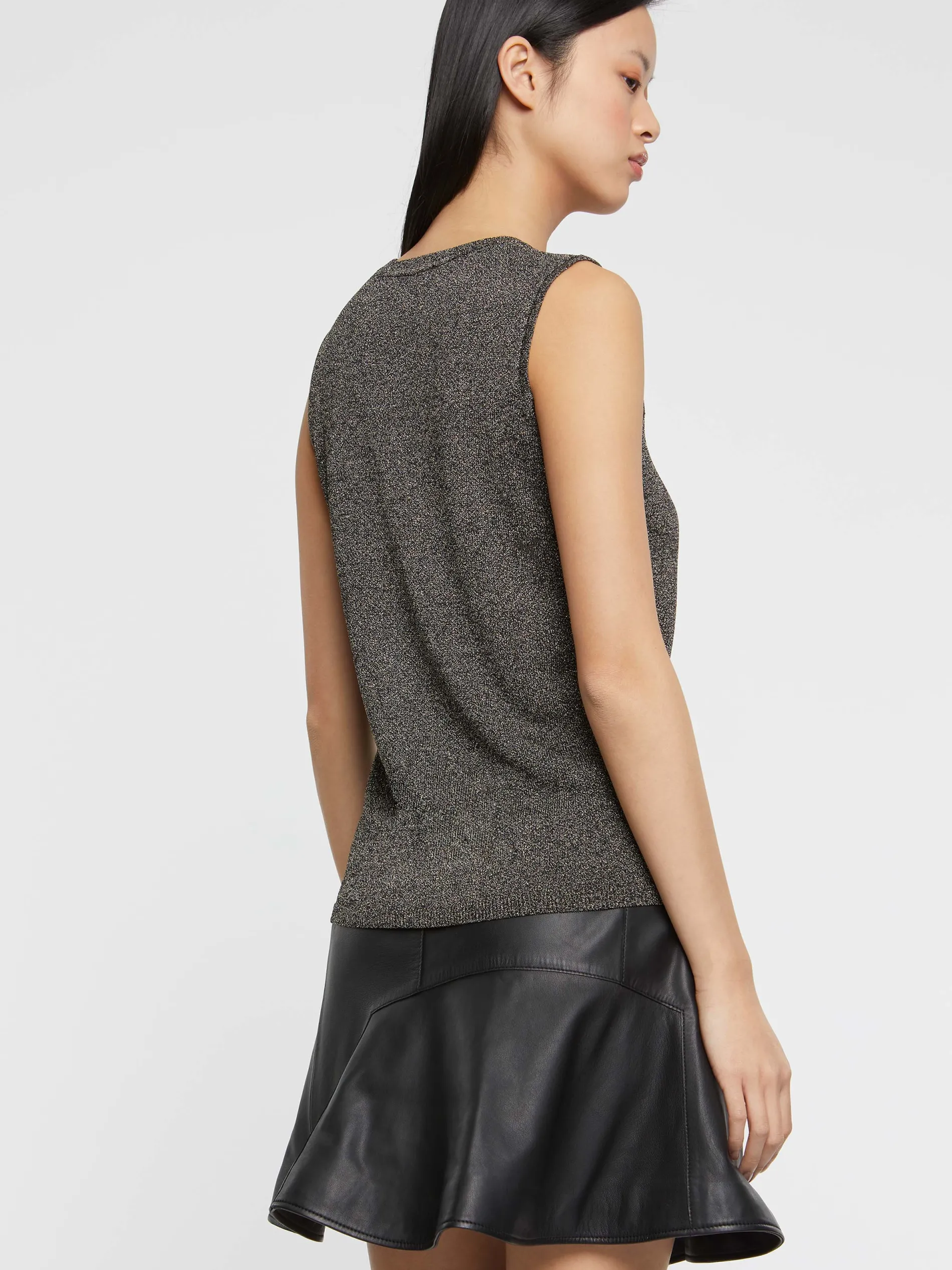 Paule Ka Debardeur En Maille Lurex<Femme Tops