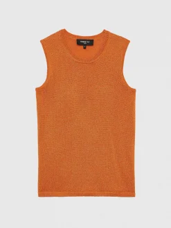 Paule Ka Debardeur En Maille Lurex<Femme Tops