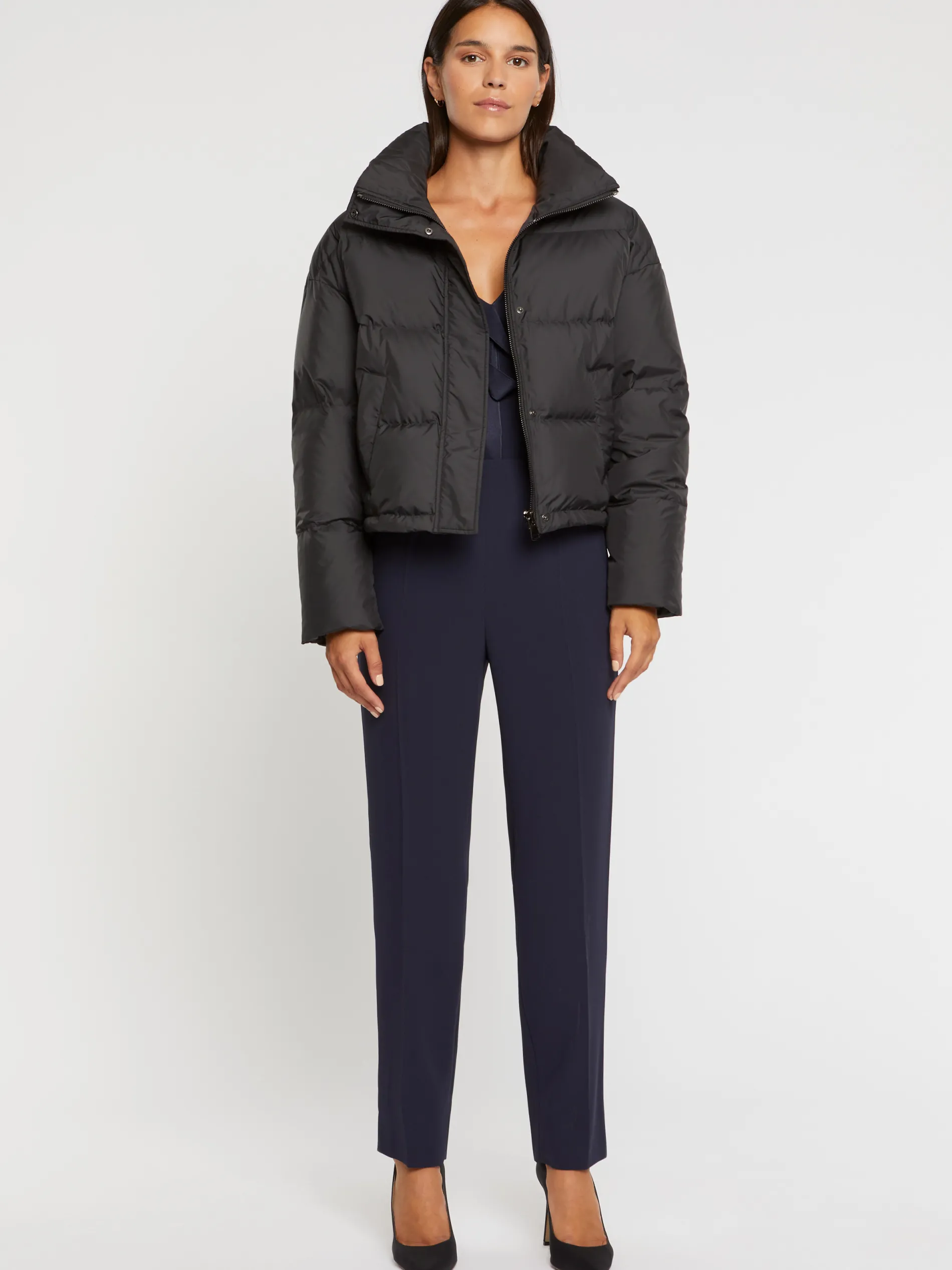 Paule Ka Doudoune Courte A Col Xxl<Femme Vestes
