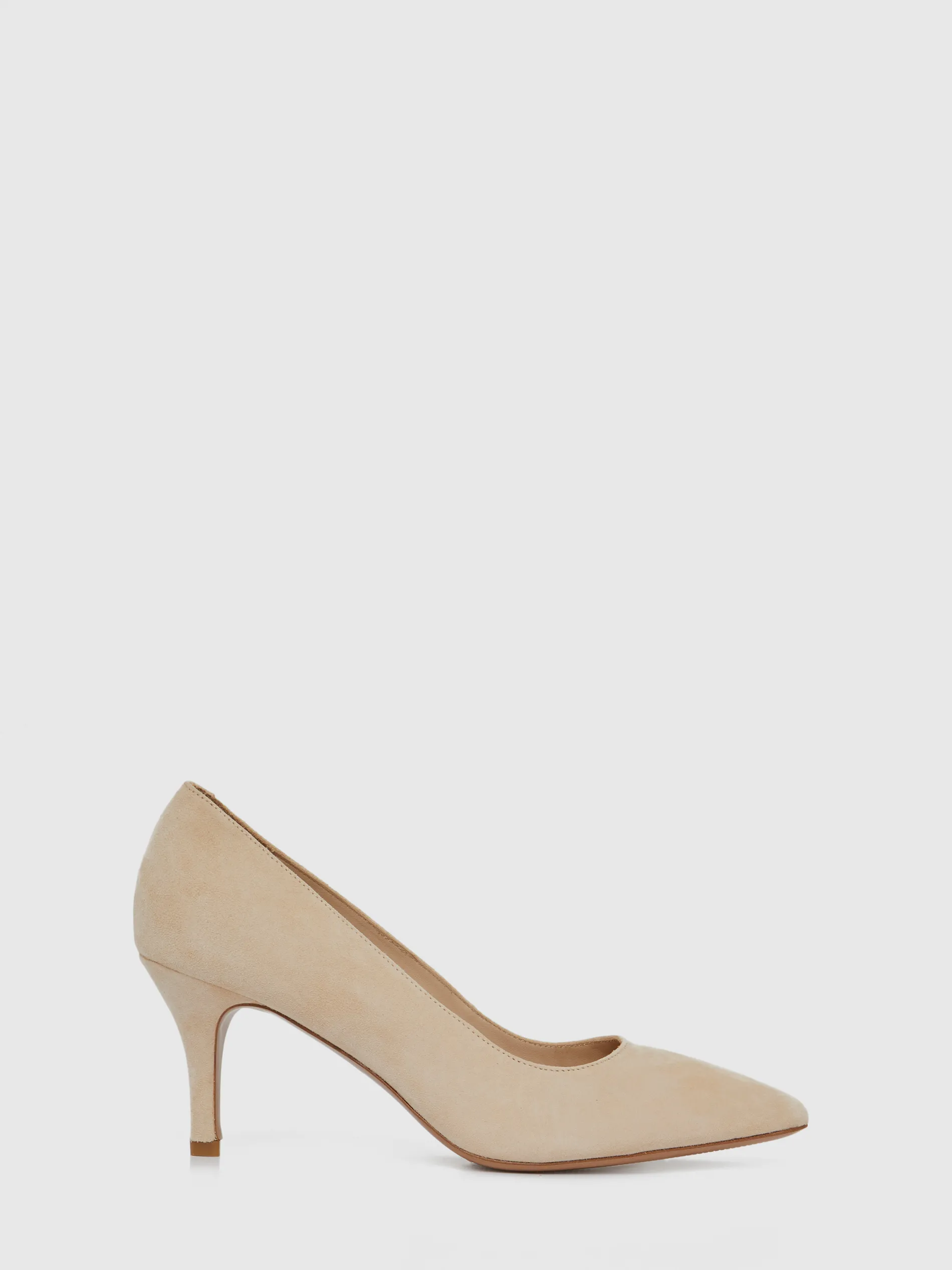 Paule Ka Escarpin A Petit Talon En Cuir Velours<Femme Accessoires