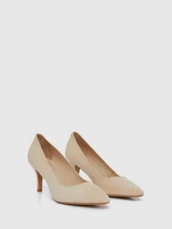 Paule Ka Escarpin A Petit Talon En Cuir Velours<Femme Accessoires