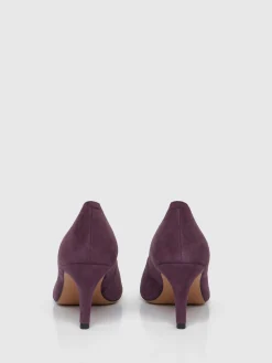 Paule Ka Escarpin A Petit Talon En Cuir Velours<Femme Accessoires