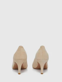 Paule Ka Escarpin A Petit Talon En Cuir Velours<Femme Accessoires