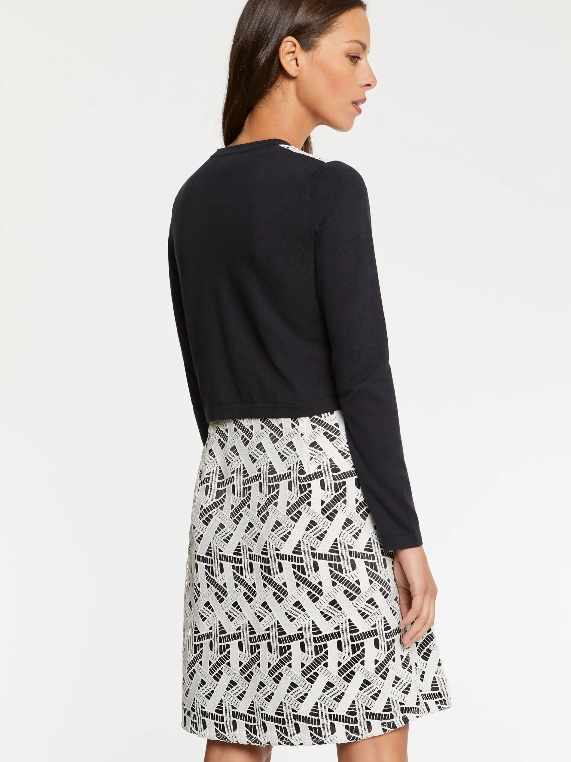 Paule Ka Gilet Court En Guipure<Femme Pulls Et Cardigans