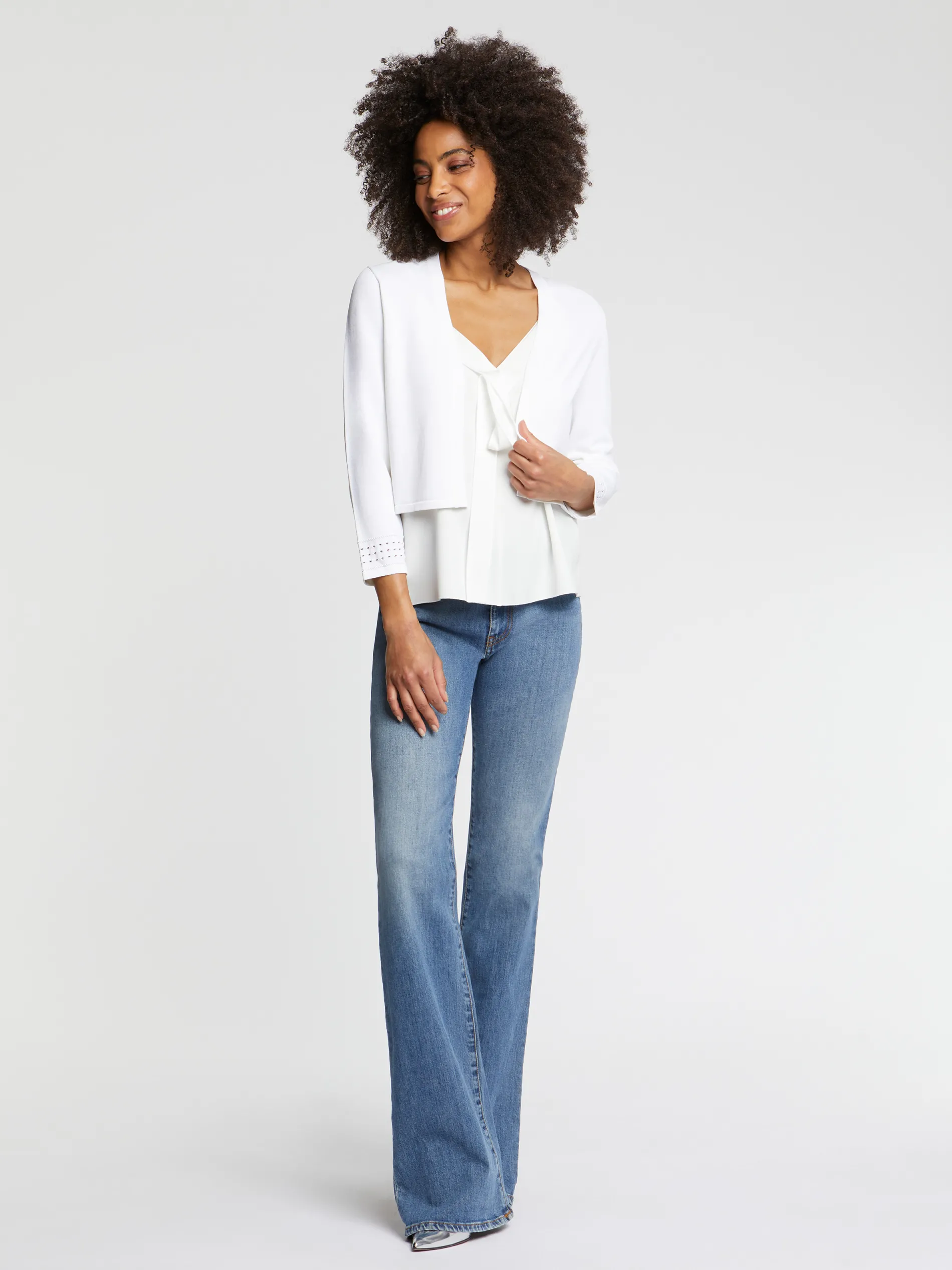 Paule Ka Gilet En Maille Ajouree<Femme Pulls Et Cardigans