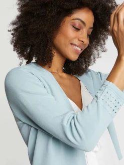 Paule Ka Gilet En Maille Ajouree<Femme Pulls Et Cardigans
