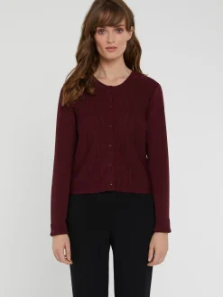 Paule Ka Gilet En Maille Viscose<Femme Pulls Et Cardigans