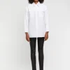 Paule Ka Grande Chemise A Poches En Popeline De Coton<Femme Tops