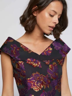 Paule Ka Haut De Ceremonie En Jacquard Floral<Femme Tops